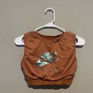 Nike Air Copper Crop Top